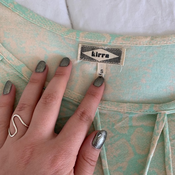 Fringe Knot Snakeskin Print T Shirt - Picture 8 of 8